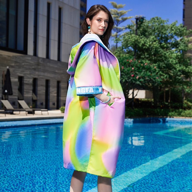 Y03,雙面絨印花毛巾衣(女),圖片3