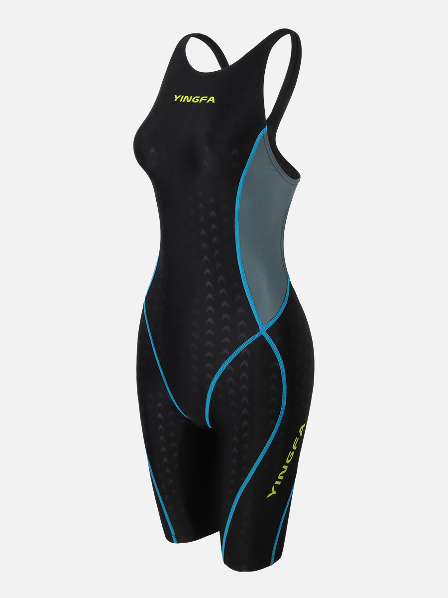 953,專業(yè)五分及膝連體泳衣,圖片5