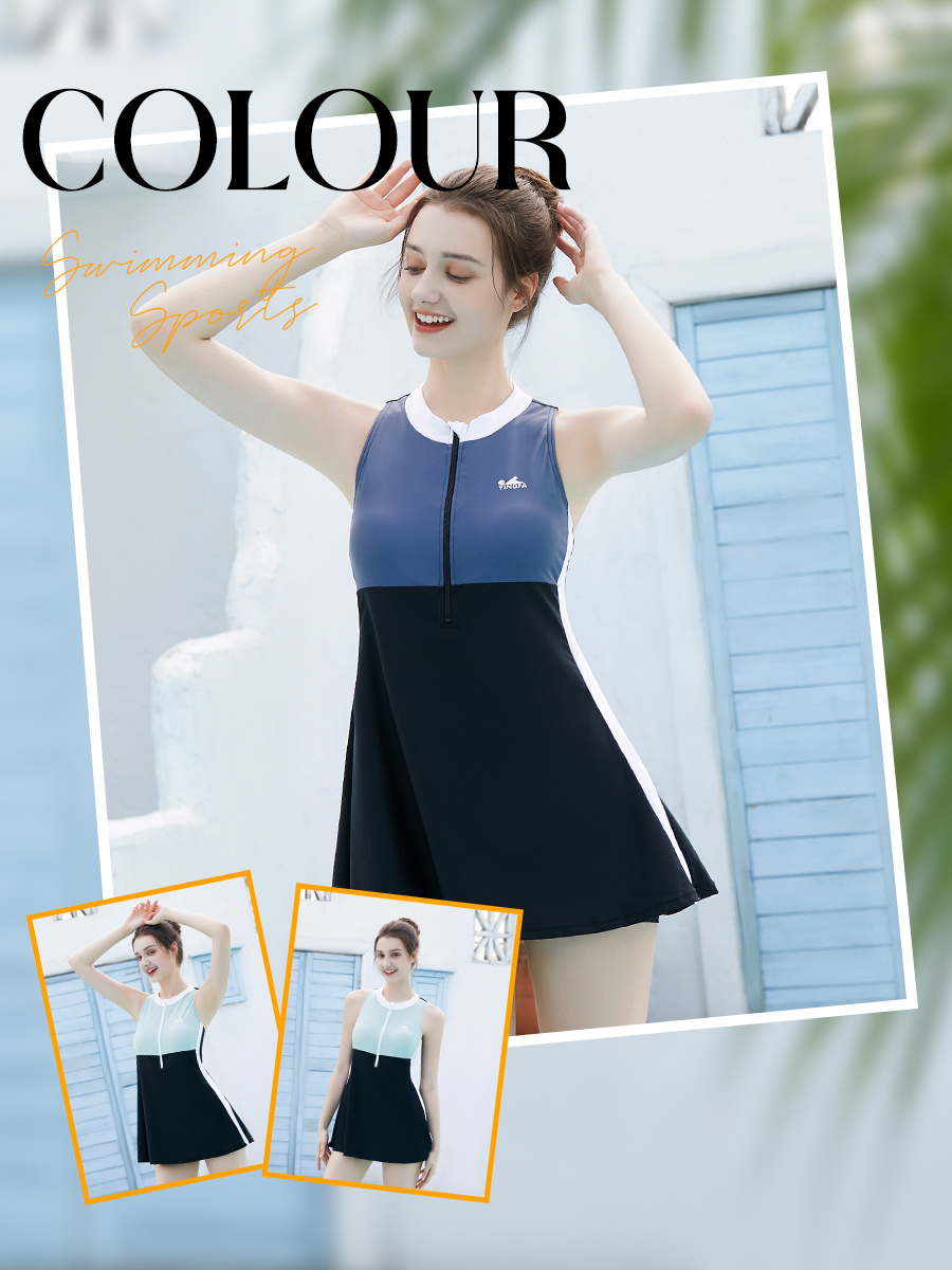 24B902,裙式連體泳衣,圖片2