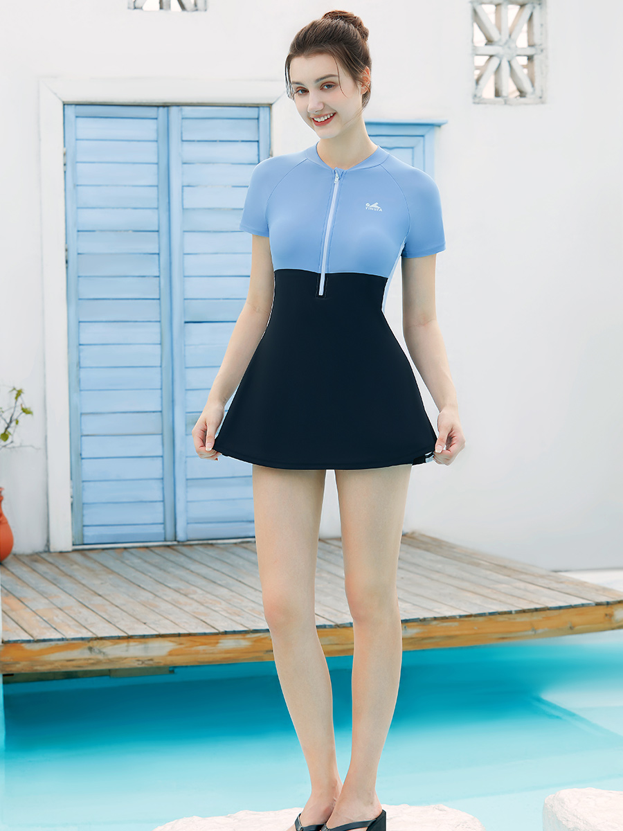 24B901,裙式連體泳衣,圖片5