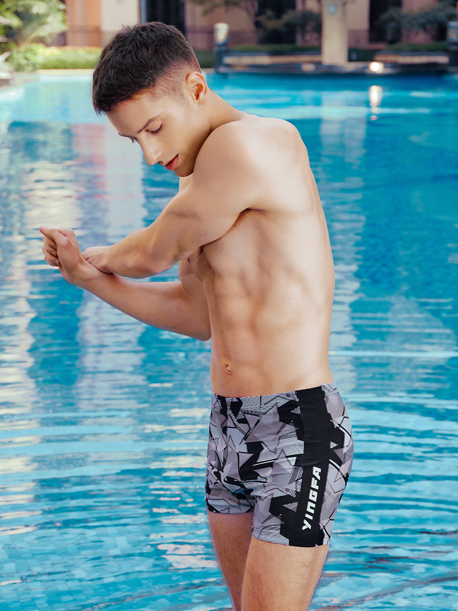 24T862,男士平角泳褲,圖片4