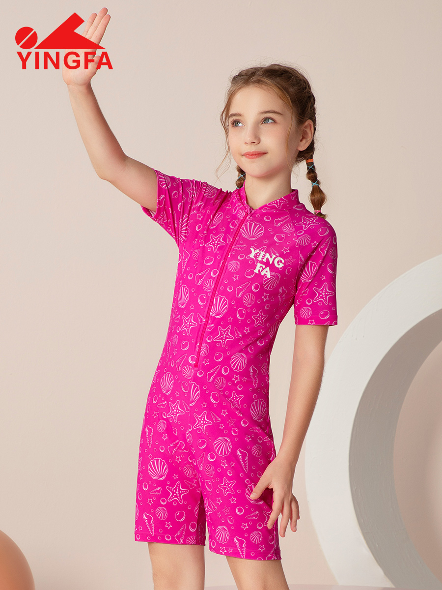 25U732,女童連體平角泳衣,圖片6