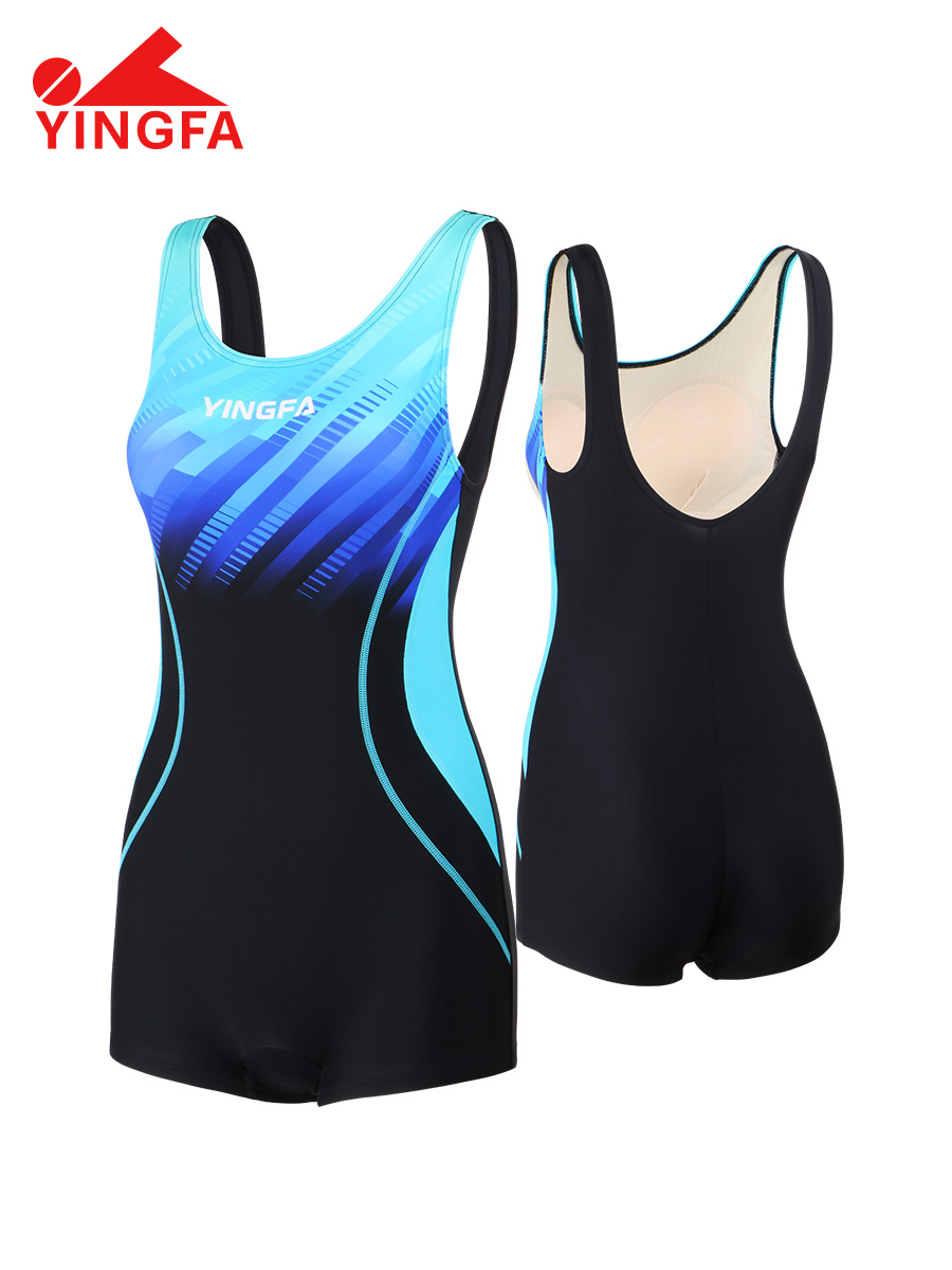 25B528,連體平角泳衣,圖片6