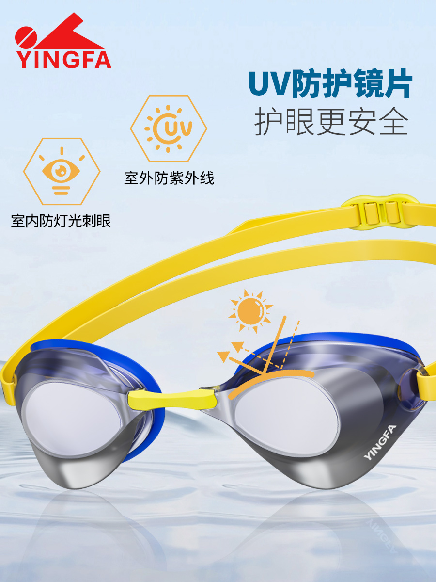 Y555AF(M),防霧鍍膜泳鏡,圖片4