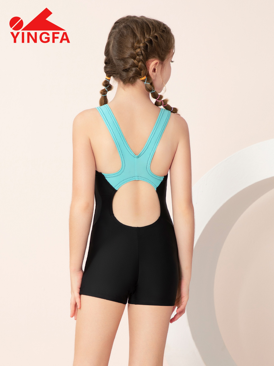 25U735,女童連體平角泳衣,圖片4