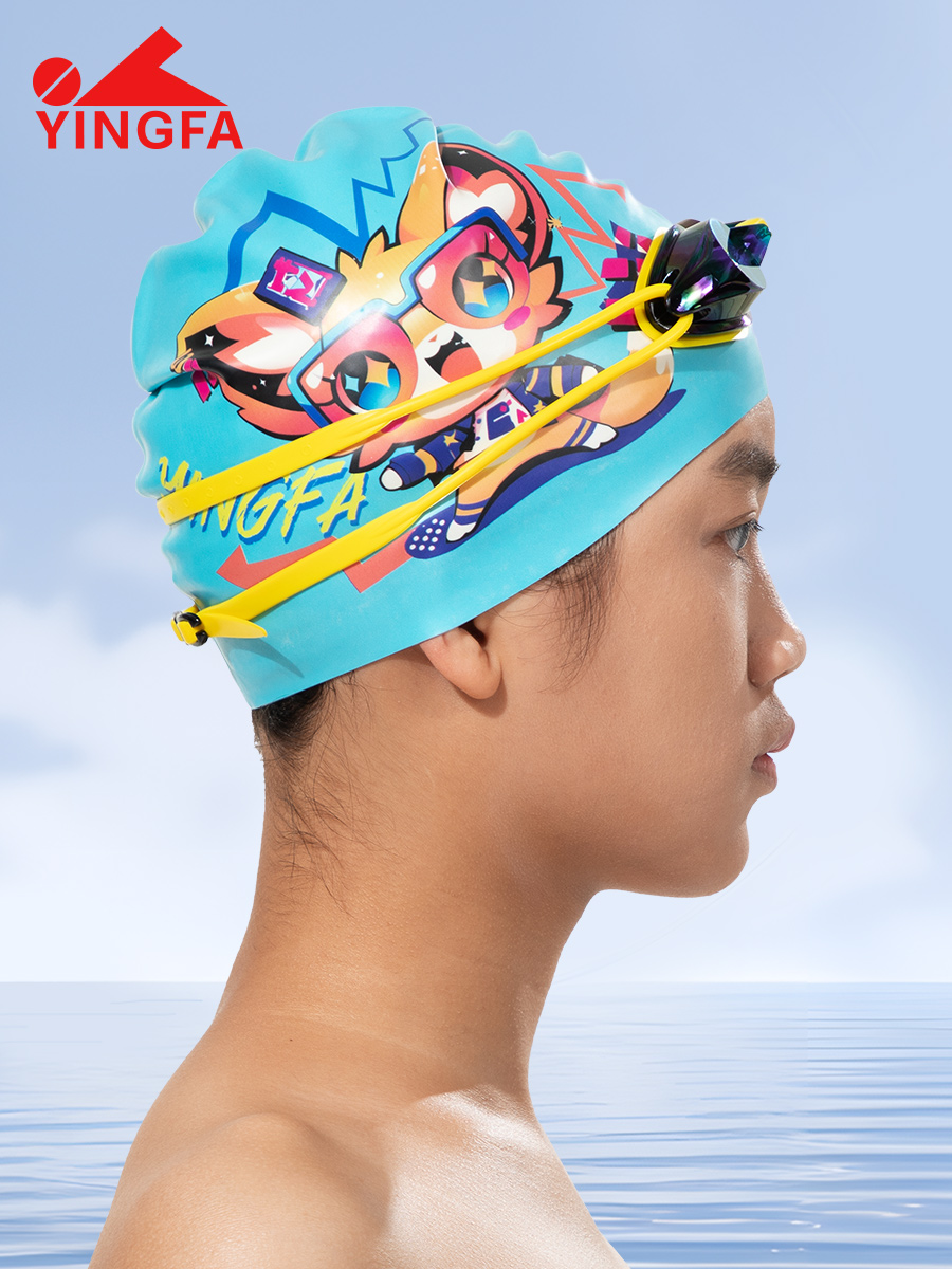 K0018,印花泳帽,圖片5