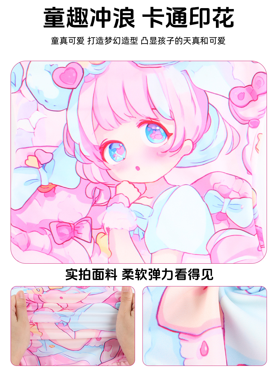 25U229,女童連體三角泳衣,圖片3